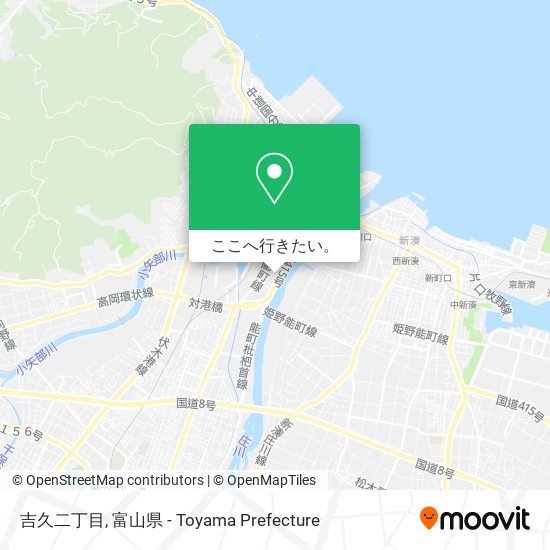 吉久二丁目地図