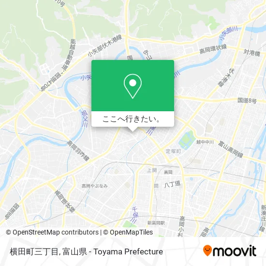 横田町三丁目地図