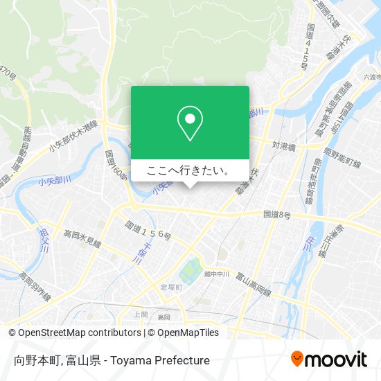 向野本町地図