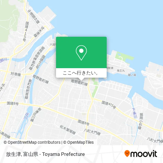放生津地図