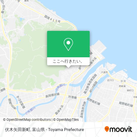 伏木矢田新町地図