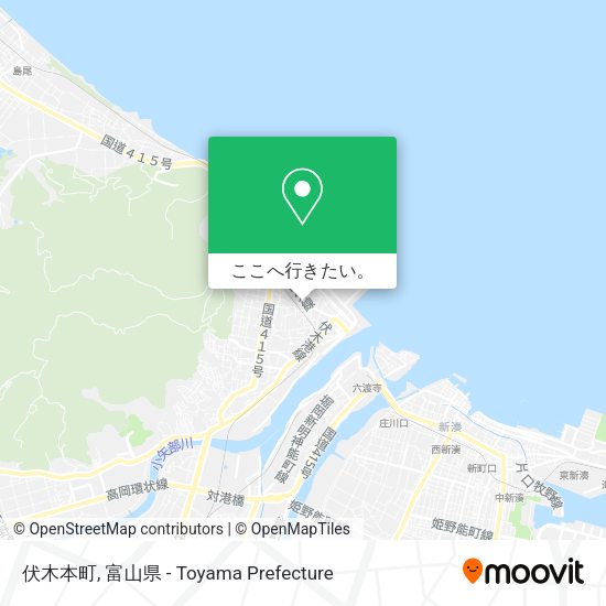 伏木本町地図