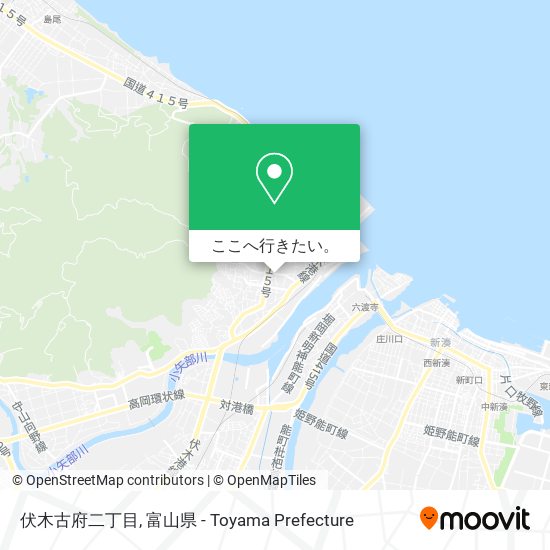 伏木古府二丁目地図