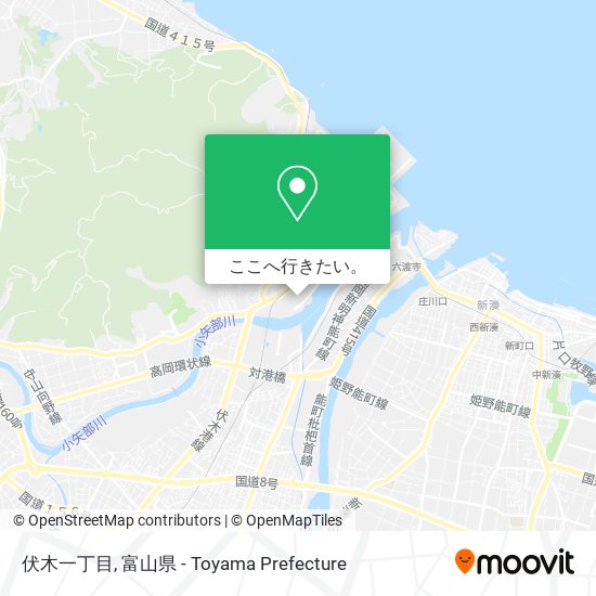 伏木一丁目地図
