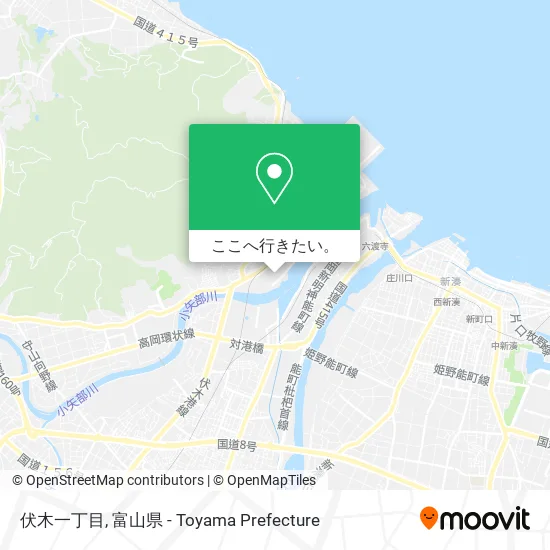 伏木一丁目地図