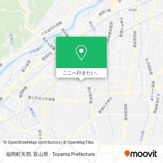 福岡町矢部地図