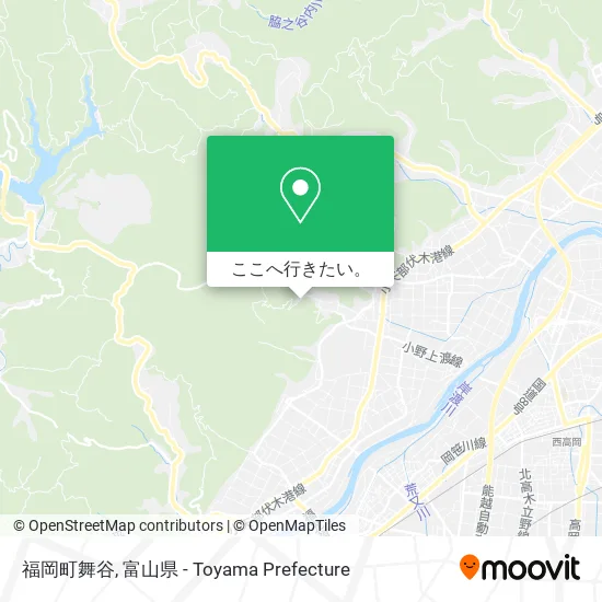 福岡町舞谷地図