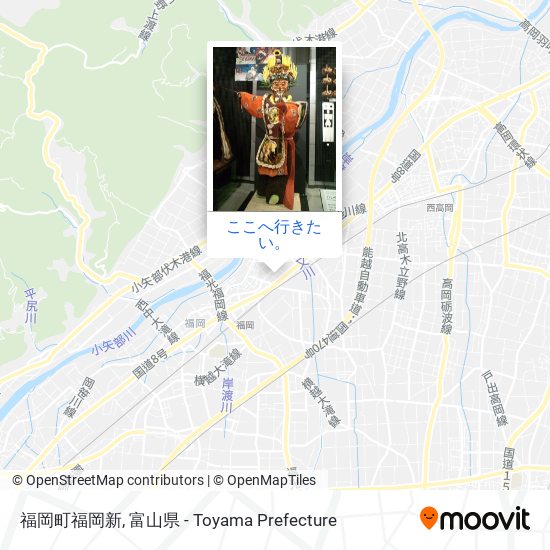 福岡町福岡新地図