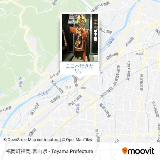 福岡町福岡地図