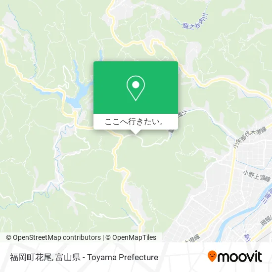 福岡町花尾地図