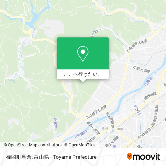 福岡町鳥倉地図