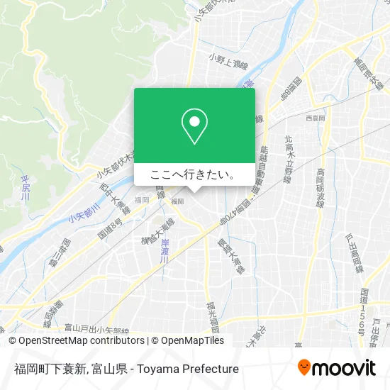 福岡町下蓑新地図