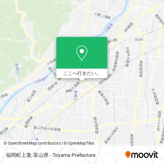 福岡町上蓑地図