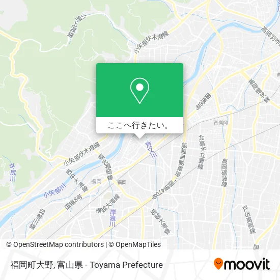 福岡町大野地図