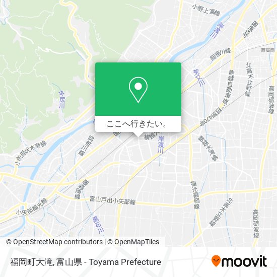 福岡町大滝地図
