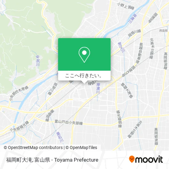 福岡町大滝地図