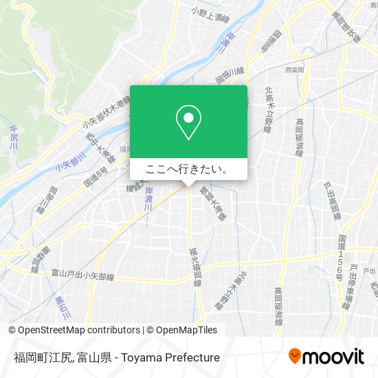 福岡町江尻地図