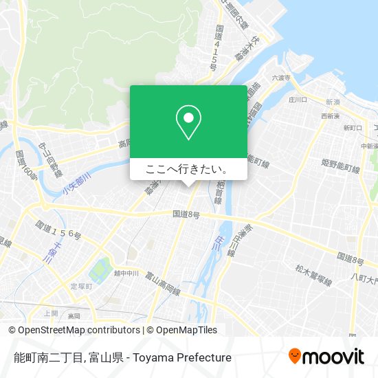 能町南二丁目地図