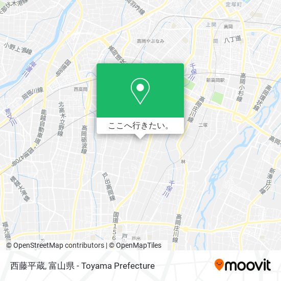 西藤平蔵地図