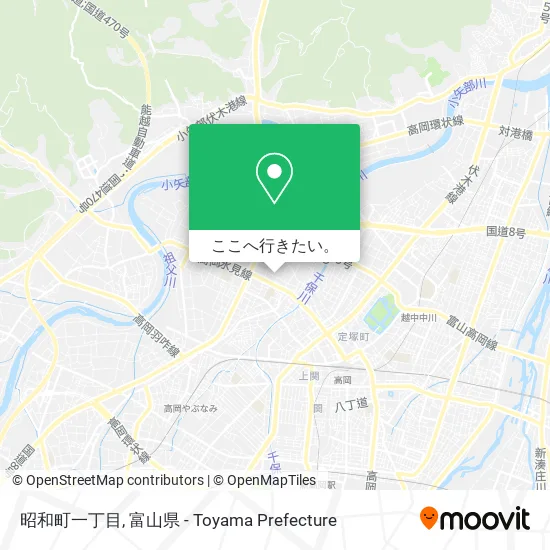 昭和町一丁目地図