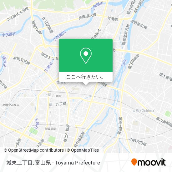 城東二丁目地図