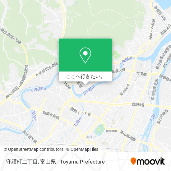 守護町二丁目地図