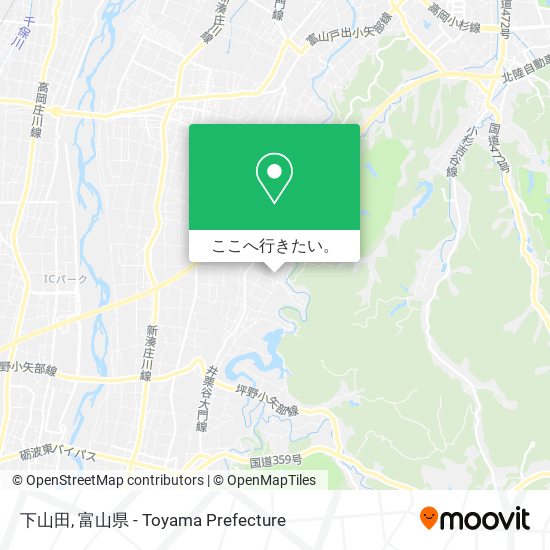 下山田地図