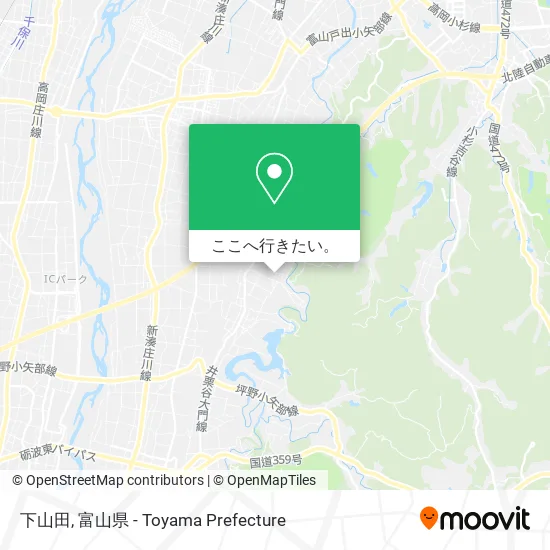 下山田地図