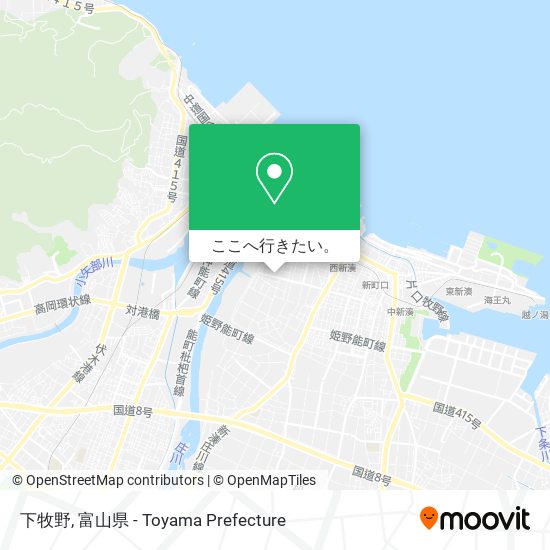 下牧野地図