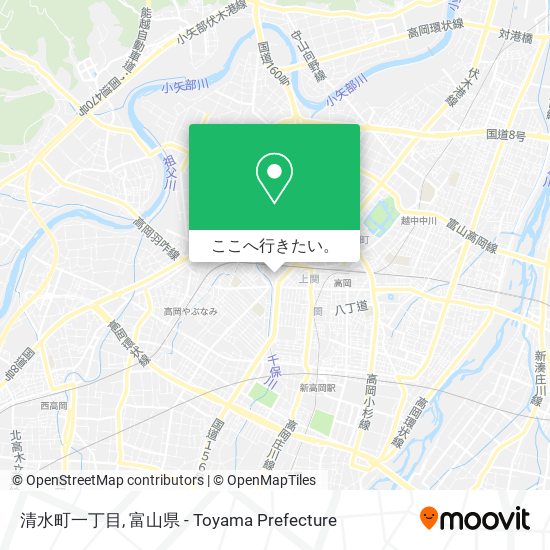 清水町一丁目地図