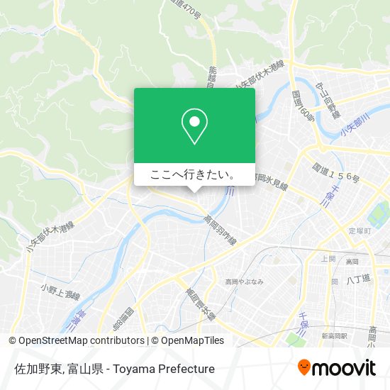 佐加野東地図