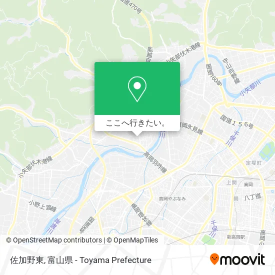 佐加野東地図