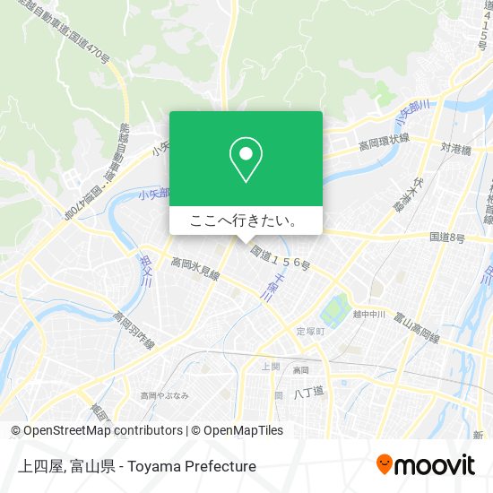 上四屋地図