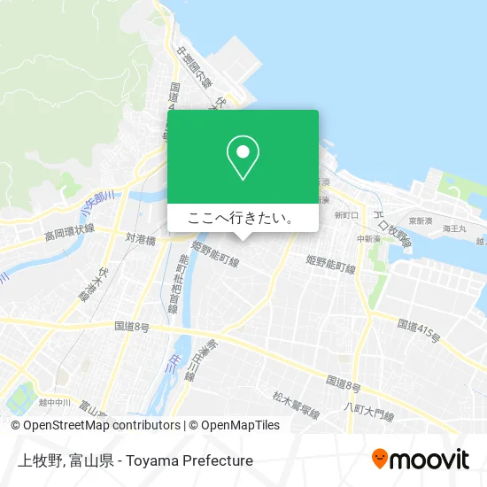 上牧野地図