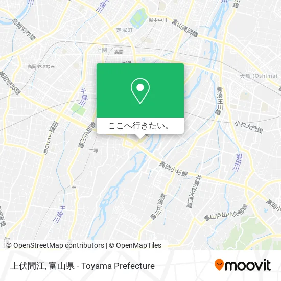 上伏間江地図