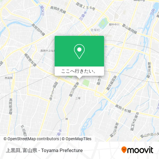 上黒田地図