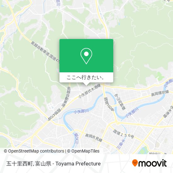 五十里西町地図