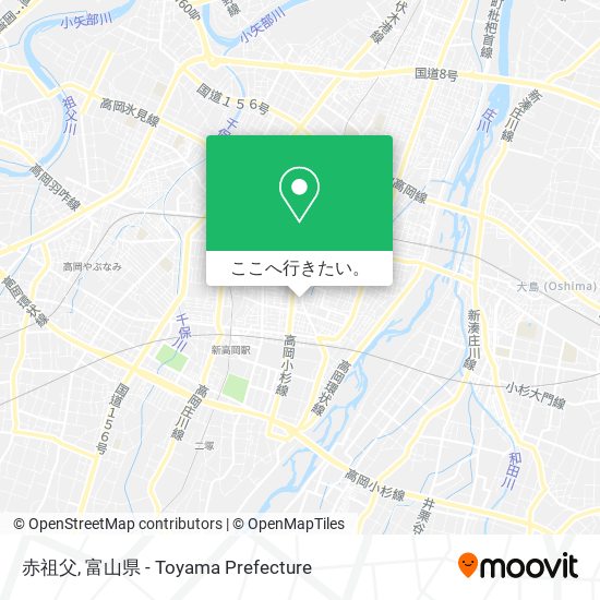 赤祖父地図