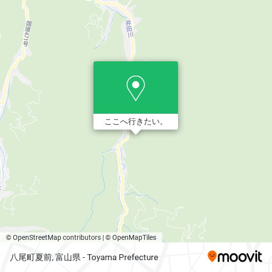 八尾町夏前地図