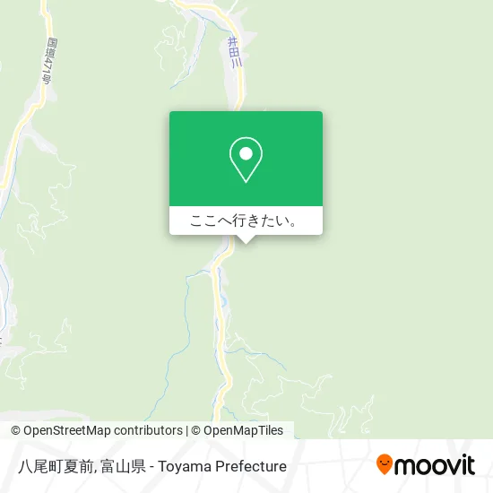 八尾町夏前地図