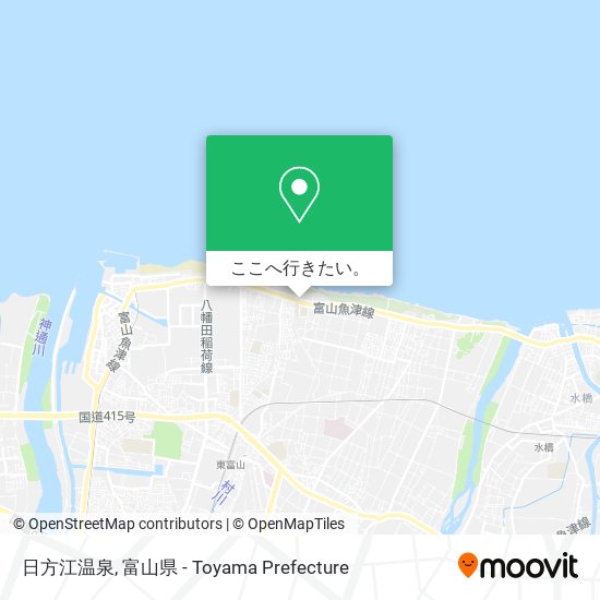 日方江温泉地図