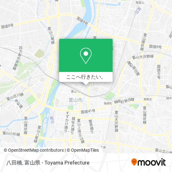 八田橋地図