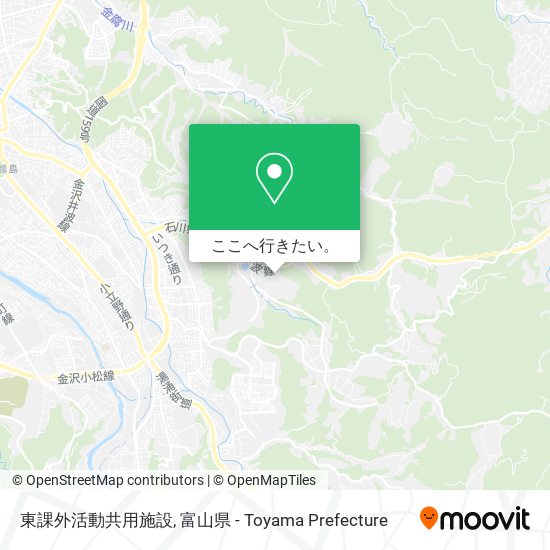東課外活動共用施設地図