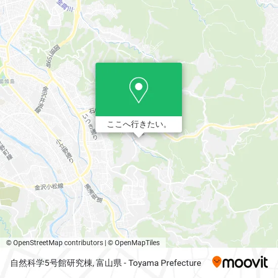 自然科学5号館研究棟地図