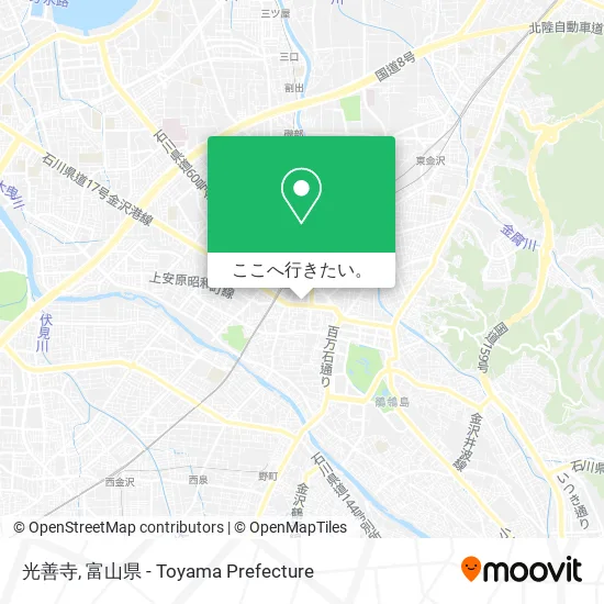 光善寺地図
