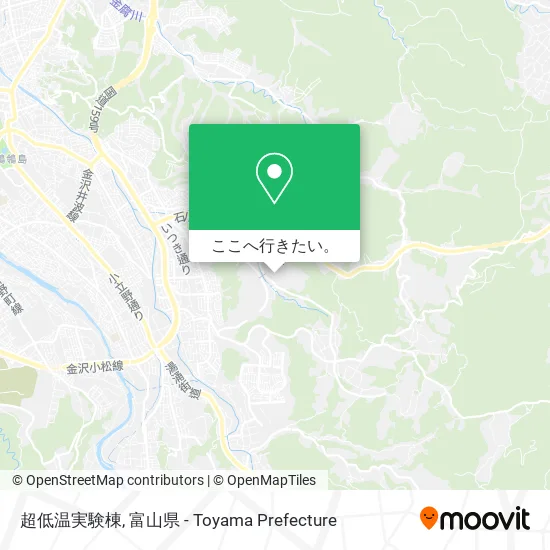 超低温実験棟地図