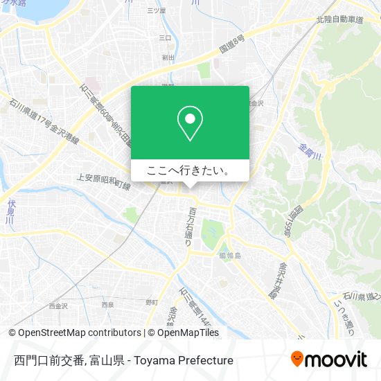 西門口前交番地図