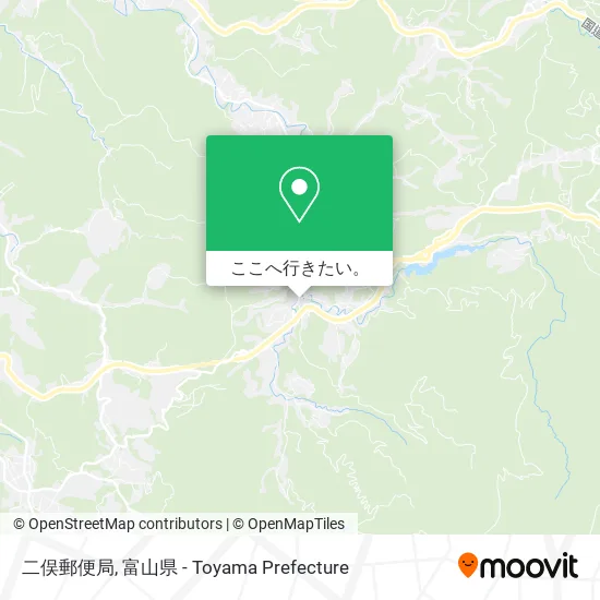 二俣郵便局地図