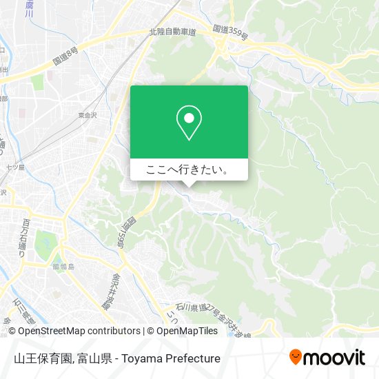 山王保育園地図