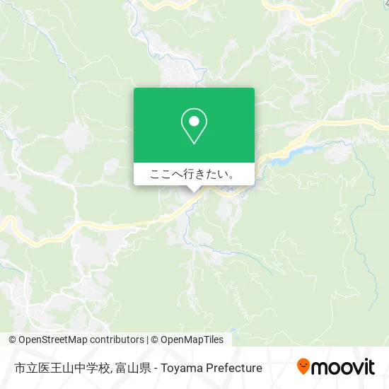 市立医王山中学校地図